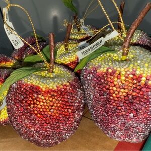 10 apple christmas ornaments